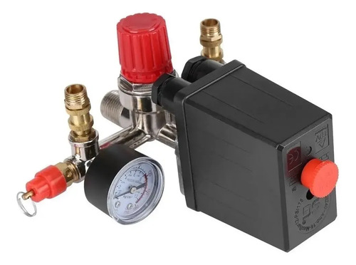Base T Presostato Regulador Interruptor Compresor C/ Relojes - Imagen 2