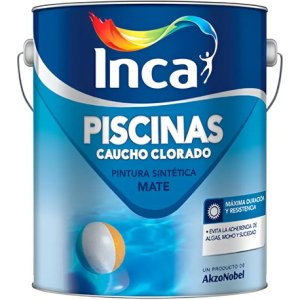 Pintura Para Piscinas Caucho Clorado 20 Lt Inca