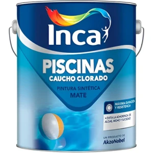 Pintura Para Piscinas Caucho Clorado 20 Lt Inca