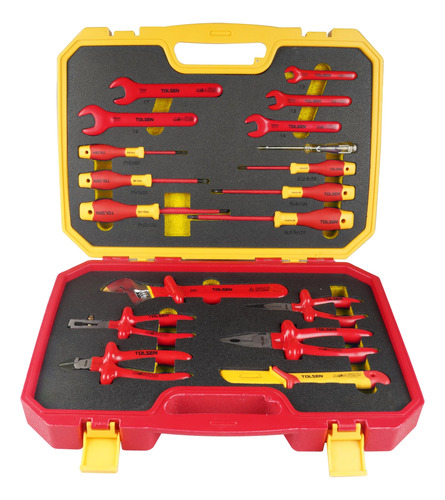 Juego Herramientas Aisladas Vde 18 Pcs V83718 Amarillo - Imagen 2