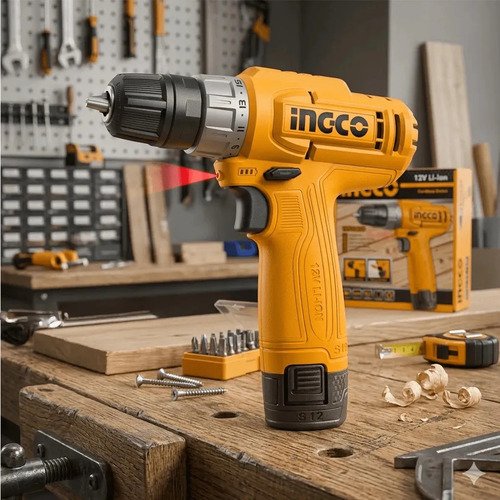 Kit de destornilladores Ingco 148 piezas 12 V P20s 20 nm - Imagen 4