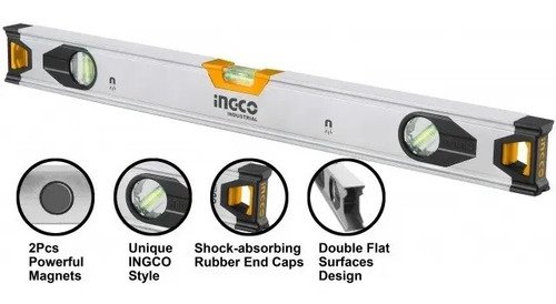 Nivel Imantado 30cm Aluminio Ingco Hsl38030m - Smf