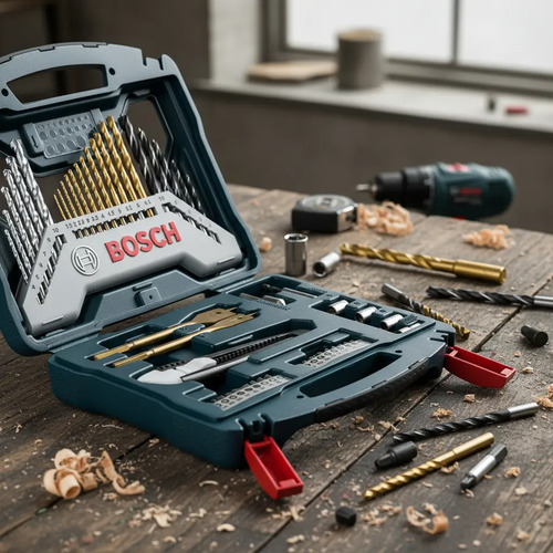 Juego De Mechas Y Puntas + Trincheta / Madera/metal Bosch - Imagen 5