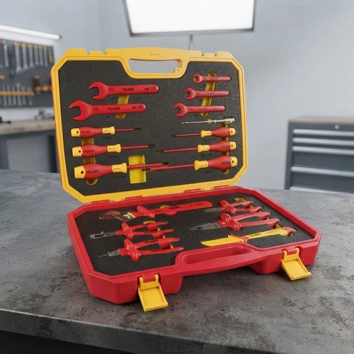 Juego Herramientas Aisladas Vde 18 Pcs V83718 Amarillo