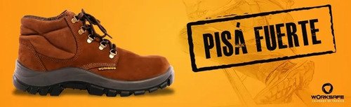 Zapato Botín Bota Worksafe Trabajo Excelente Calidad - Tyt Marrón 37al46 - Imagen 3