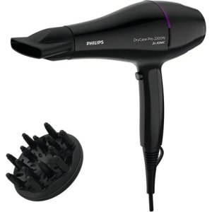Secador De Pelo Philips Drycare Bhd274/00 Thermo Protect Color Negro/violeta