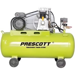 Compresor Makute 100 Lts Con Cabezal 2 Hp Tyt Indust  1 Año Azul