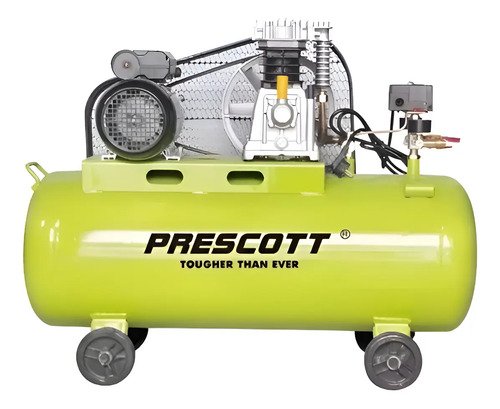 Compresor Makute 100 Lts Con Cabezal 2 Hp Tyt Indust 1 Año Azul