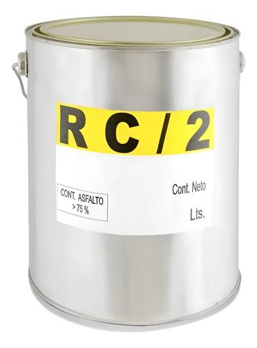 Impermeabilizante Rc2 Para Imprimación Y Membranas Asfáltica Negro Mate