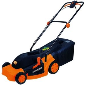 Cortadora De Pasto Eléctrica Lüsqtoff Lco-1640b Con Bolsa Recolectora 1.6 Kw Naranja
