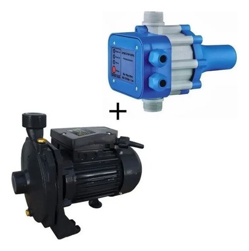 Bomba Centrífuga 1 Hp Bta + Press Control 140 Lt/min - Tyt Negro - Imagen 2