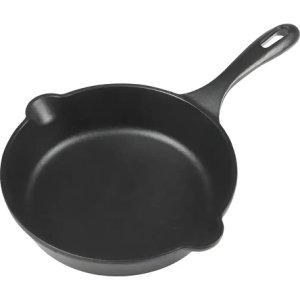 Sarten De Hierro Fundido 20 Cm Victoria Premium F Color Negro
