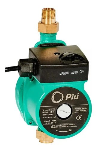 Bomba Presurizadora Automática 330 W Piú - Telecompras Sc - Imagen 6
