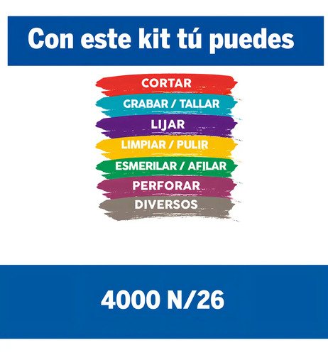 Dremel 4000 Con 26 Accesorios + Bolso 50 Hz X 60 Hz 175 W - Imagen 4