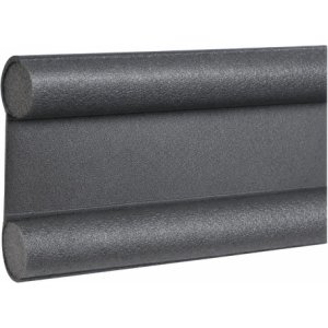Burlete Tipo Chorizo Doble Bajo Puerta Zócalo Puertas 95 Cm Gris Oscuro Liso