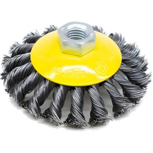 Cepillo Trenzado Para Amoladora 4  Uyus Ebp704 Amarillo