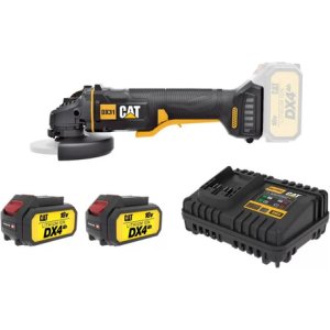 Kit Cat Amoladora Angular Dx31b + 2 Bateria + Cargador Color Negro Frecuencia