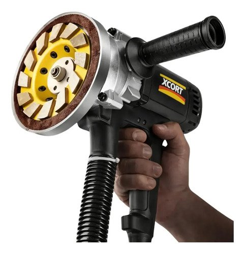 Pulidora De Hormigón 5 PuLG 1200 Watts Xcort Xsf01-125s Negro