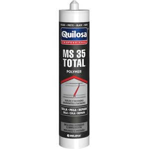Sellador Adhesivo Híbrido Quilosa Ms 35 Total 300 Ml Negro