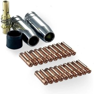 Kit De Consumibles Para Soldar Con Antorcha, Boquilla Mig, Puntero Aislante De 0,8 Mm