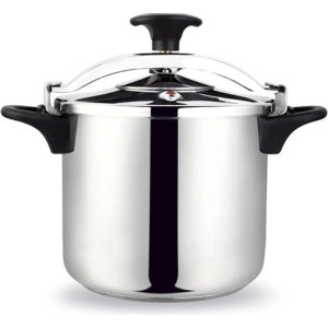 Olla A Presión Cuori Aluminio 10 Litros Gris Compatible Gas Y Halógena