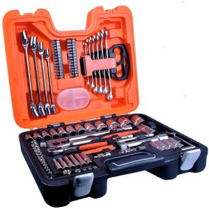 Juego De Dados Y Accesorios 1/4'' Y 1/2'' S910 Bahco Industr Naranja