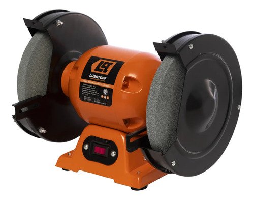 Amoladora De Banco Piedra Esmeril 550w 8'' Lusqtoff Ab-550 Color Naranja - Imagen 3