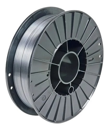 Alambre Soldar Mig Sin Gas Flux 0.8mm 5kg Lusqtoff Lqflux085 Plateado