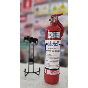 Extintor Bomberito Cargado Soporte 1kg Para Auto O Camionet