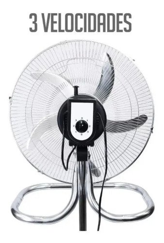 Ventilador 3 En 1 Embassy Fe-18b Aspas Metal Oscilante 18 Plateado 45.72 Cm 5 - Imagen 9