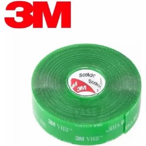 Cinta Adhesiva 3m Doble Cara 19mm X 5m Exterior - Electro - Blanco