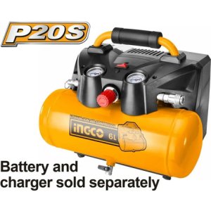 Compresor 6lt 20v Batingco Cacli2003 No Incluy Bat Ni Carg Amarillo 50