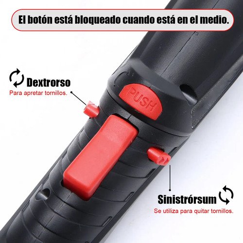 Juego De Destornilladores Eléctricos 3,6v, Juego Portátil Recargable De 47 Piezas, Juego De Herramientas Eléctricas Negro 50hz/60hz - Imagen 7
