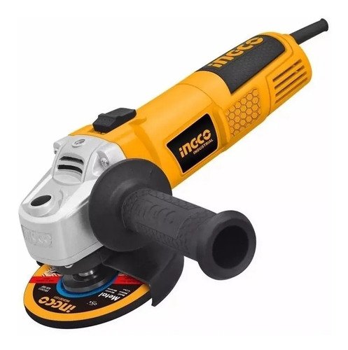 Amoladora Angular Ingco 4½'' 950w Ag9508 Industrial - Tyt Amarillo 50hz