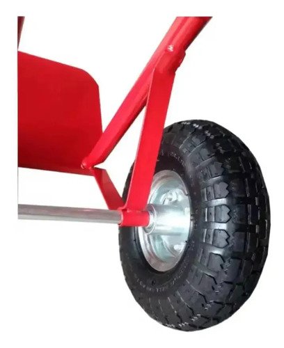 Carro De Carga Carretilla De Mano 250 Kg Calidad Rojo - Imagen 4
