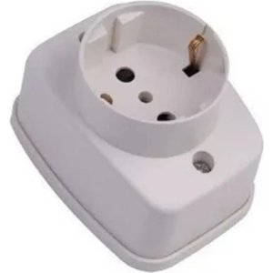 Toma Corriente Exterior Shucko Mig 16amp 250v Autorizado Tyt Blanco