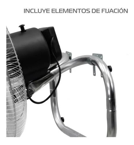 Ventilador 3 En 1 Embassy Fe-18b Aspas Metal Oscilante 18 Plateado 45.72 Cm 5 - Imagen 11