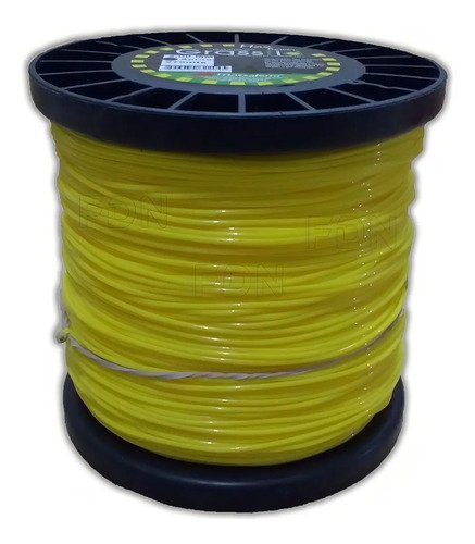 Tanza Bordeadora Desmalezadora 2.4mm Bobina 194 Mts Amarillo - Imagen 5
