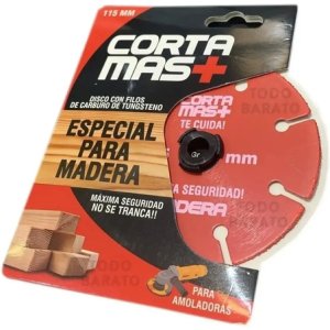 Disco Corte Madera Multimaterial Tungsteno 115mm No Tranca