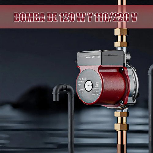 Bomba Presurizadora Automática Arcashopping 120w Para Calefont Y 2 Baños - Imagen 8