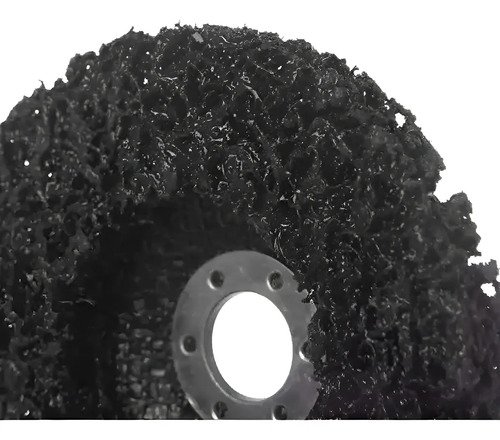 Disco Fibra Removedor De Pintura Pulir Hierro Madera 41/2 Negro