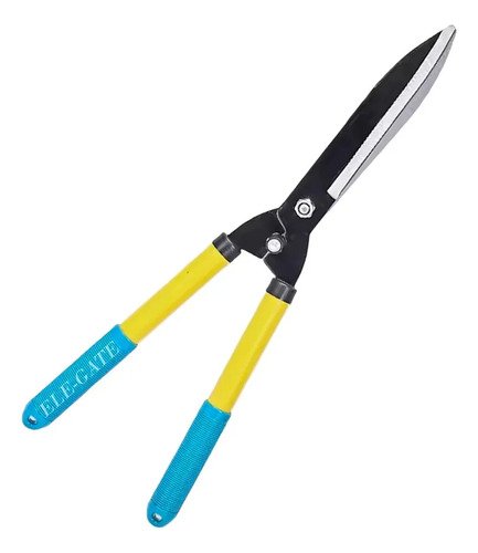 Tijera Cortasetos Manual Ele-gate Amarilla De 53 Cm Con Hoja De 22.5 Cm Amarillo