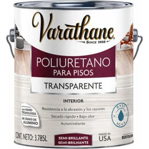 Poliuretano Para Pisos De Madera Rost Oleum 3,78l Base Agua Transparente Brillante