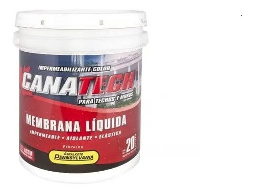 Membrana Líquida Pennsylvania Canatech Impermeable Verde Musgo 20kg Exterior - Imagen 2