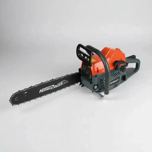 Motosierra Naftera 52cc Espada 20 PLG - Sistema Antivibratorio / Freno De Cadena / Cilindro Cromado Gris Oscuro - Imagen 7