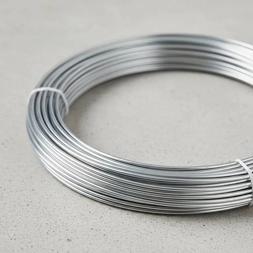 Alambre De Metal Calibre 14 Alambre Galvanizado - 43m Plateado - Imagen 3