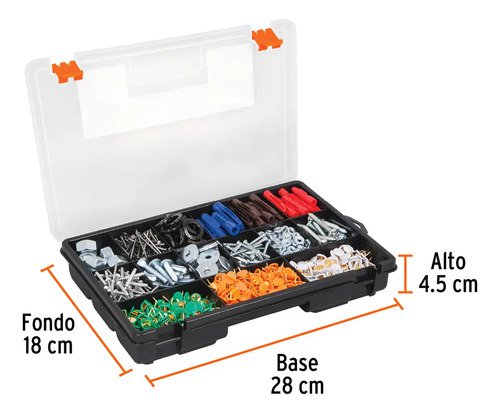 Organizador 11 Pulgadas 15 Compartimentos Truper 19896 Negro - Imagen 3
