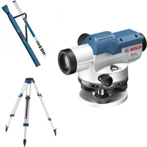 Nivel Optico Bosch Gol 32 D + Trípode Bt 160 + Mira Gr 500
