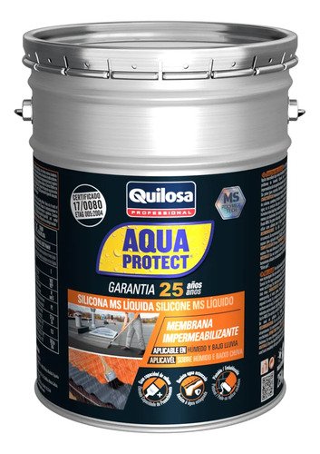 Impermeabilizante Siliconado Liquido Blanco Quilosa 1 Kg Blanco Mate
