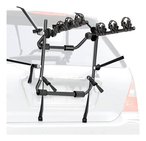 Porta Bicicletas Para Auto Suv Trasero 3 Bici Transportados Negro
